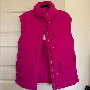 Universal Thread Fuchsia Puffer Vest
